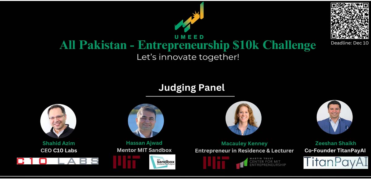 All Pakistan- Entrepreneurship $10K Challenges