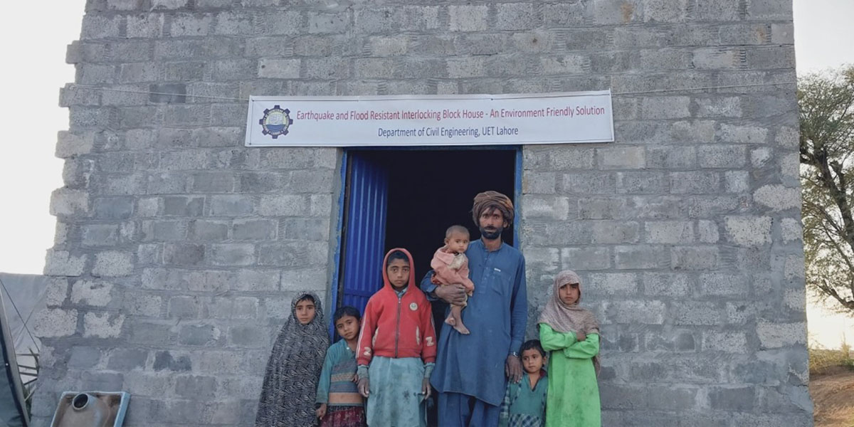 Rehabilitation for Flood Affected Areas by UET