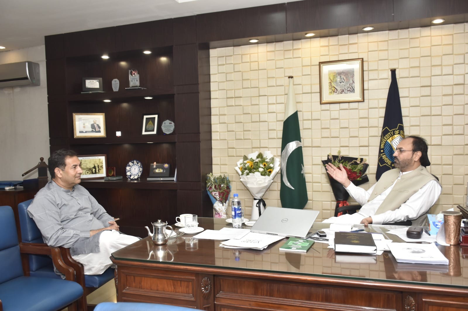 Former VC KFUEIT Prof. Dr. Suleman Tahir Meets UET VC to Discuss Academic Collaboration