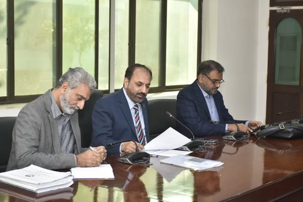 Vice Chancellor UET Prof. Dr. Shahid Munir (TI) Joins Virtual Meeting on UET Narowal Campus Project with Campus Coordinator and Project Director