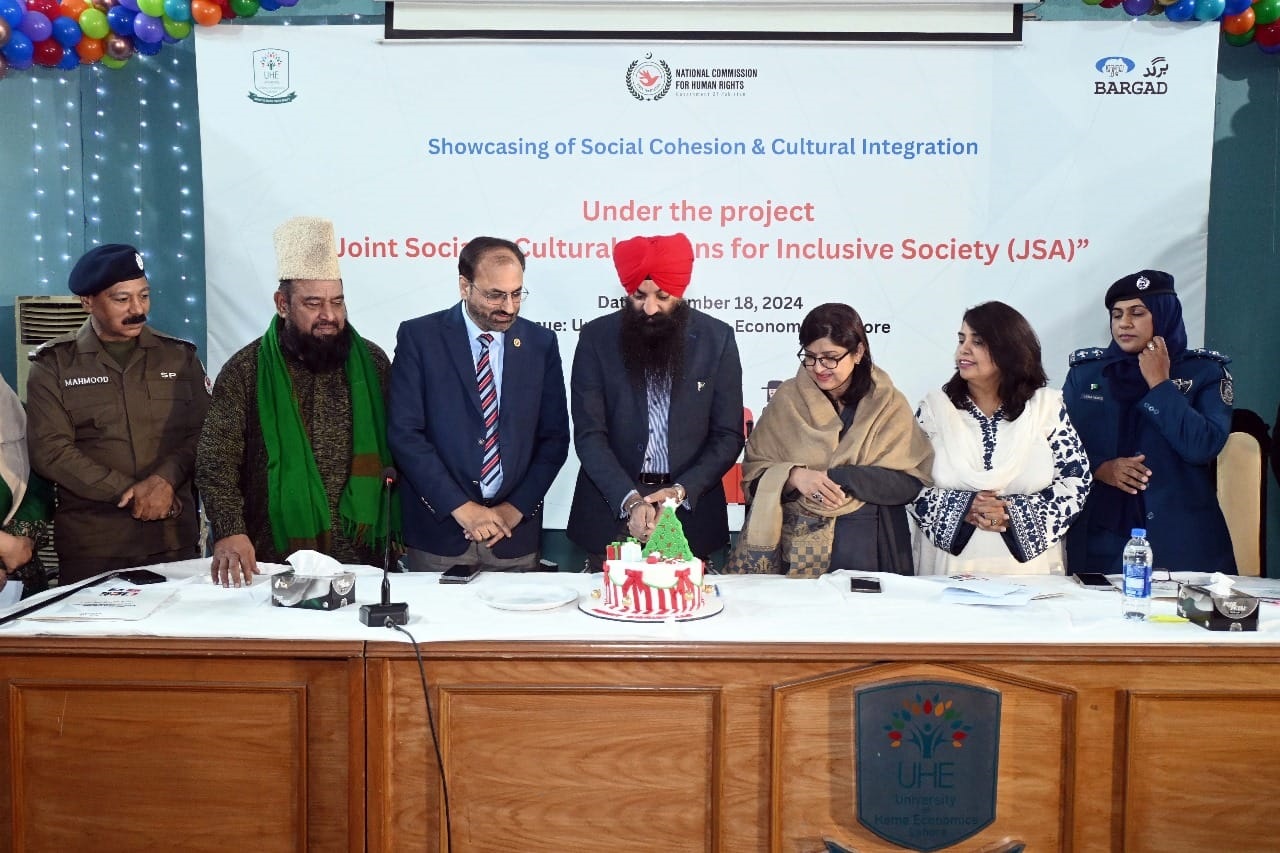 Vice Chancellor UET Prof. Dr. Shahid Munir (TI) Attends as Guest of Honor at Social Cohesion & Cultural Integration Event at Home Economics University