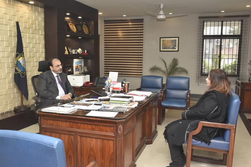 Vice Chancellor UET Prof. Dr. Shahid Munir (TI) is visiting Labs of Polymer and Process Engineering Department with Chairman Prof. Dr. Asif Ali Qaiser and faculty members.