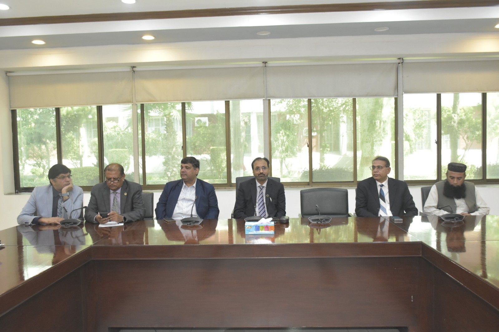 Vice Chancellor UET Prof. Dr. Shahid Munir (TI) is presiding over meeting of committees for 32nd Convocation 2025.