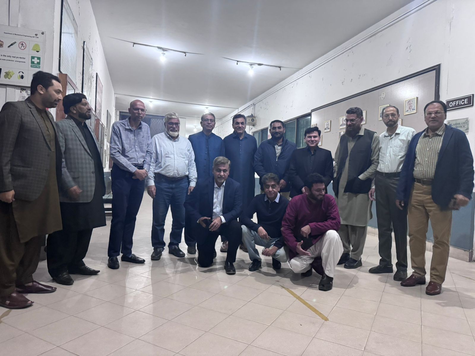 UET 1989 Session Alumni Visit to Mechanical Engineering Department, UET Lahore