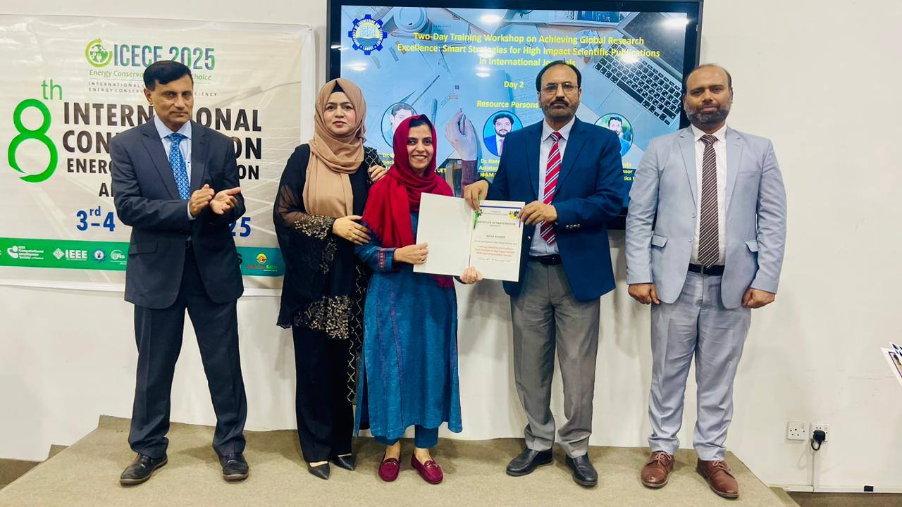 Two-Day Research Excellence Workshop Empowers Faculty and Scholars at UET Lahore