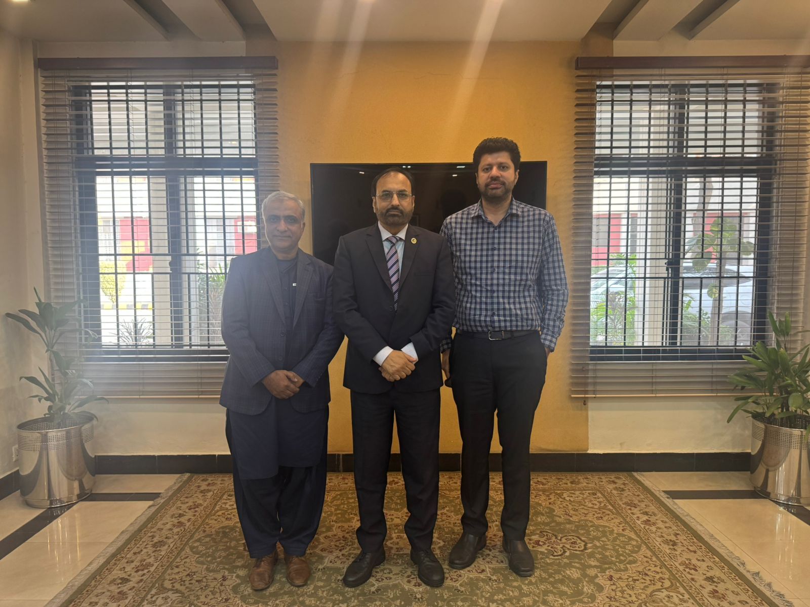 Dr. Zargham Ullah Khan and Mr. Idrees Visit UET Lahore