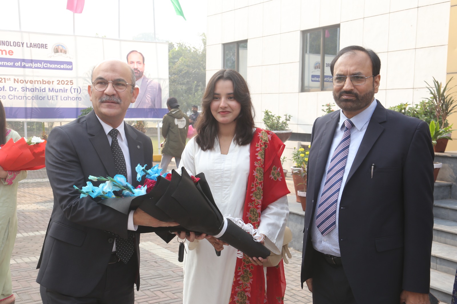 At the 32nd Convocation of UET, Mr. Moazzam Ali Anwar Regional Business Manager Central  Fast Cables was warmly received