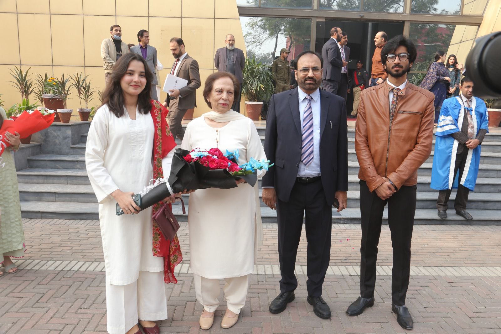 Former Vice Chancellor of  University of Education  Lahore, Prof. Dr. Bushra Mirza , attended UET’s 32nd Convocation as a special guest.