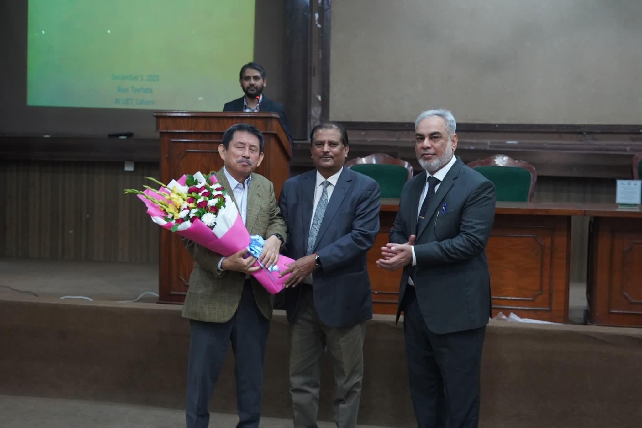 Seminar on Rainfall-Induced Slope Failure Delivered by Prof. Dr. Ikuo Towhata at UET Lahore