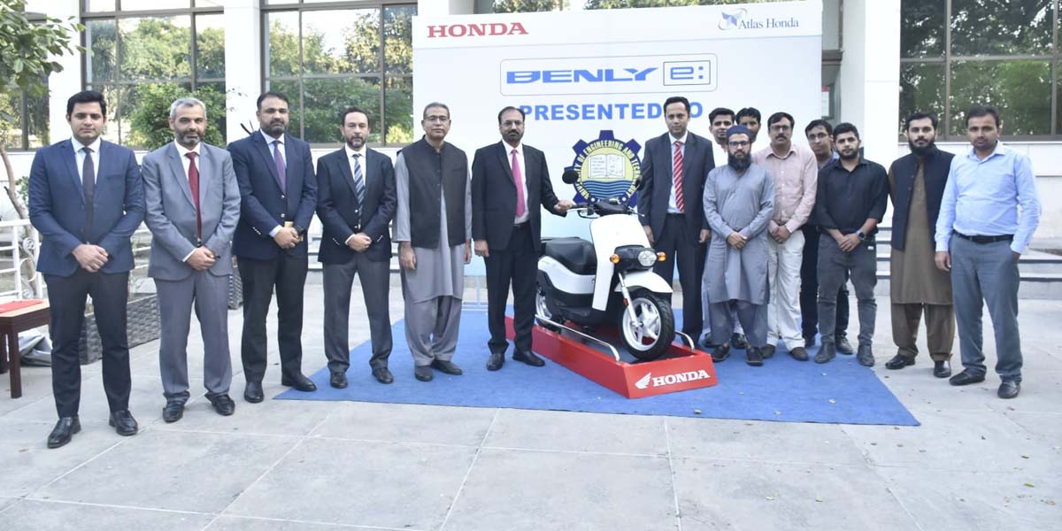 Atlas Honda Presented Benly e: Motorcycle to Automotive Engineering Centre