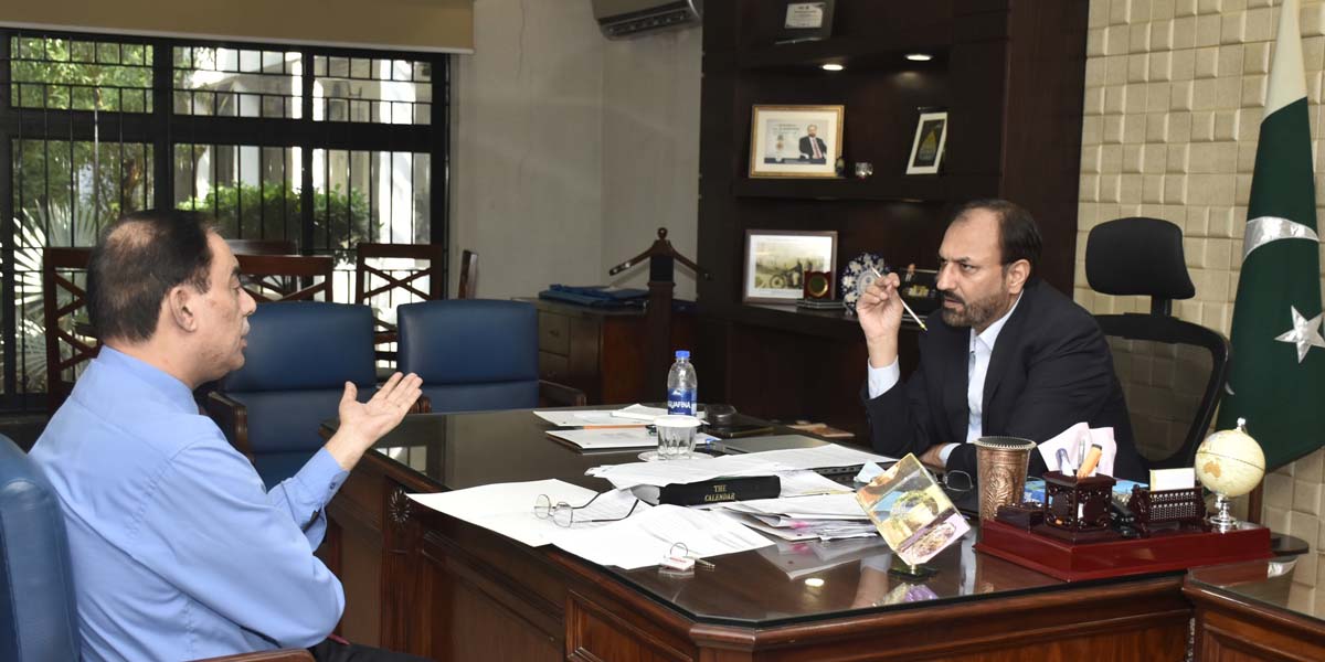 Director of Student Affairs Briefs UET Vice Chancellor on Enhancing Student Engagement and Development