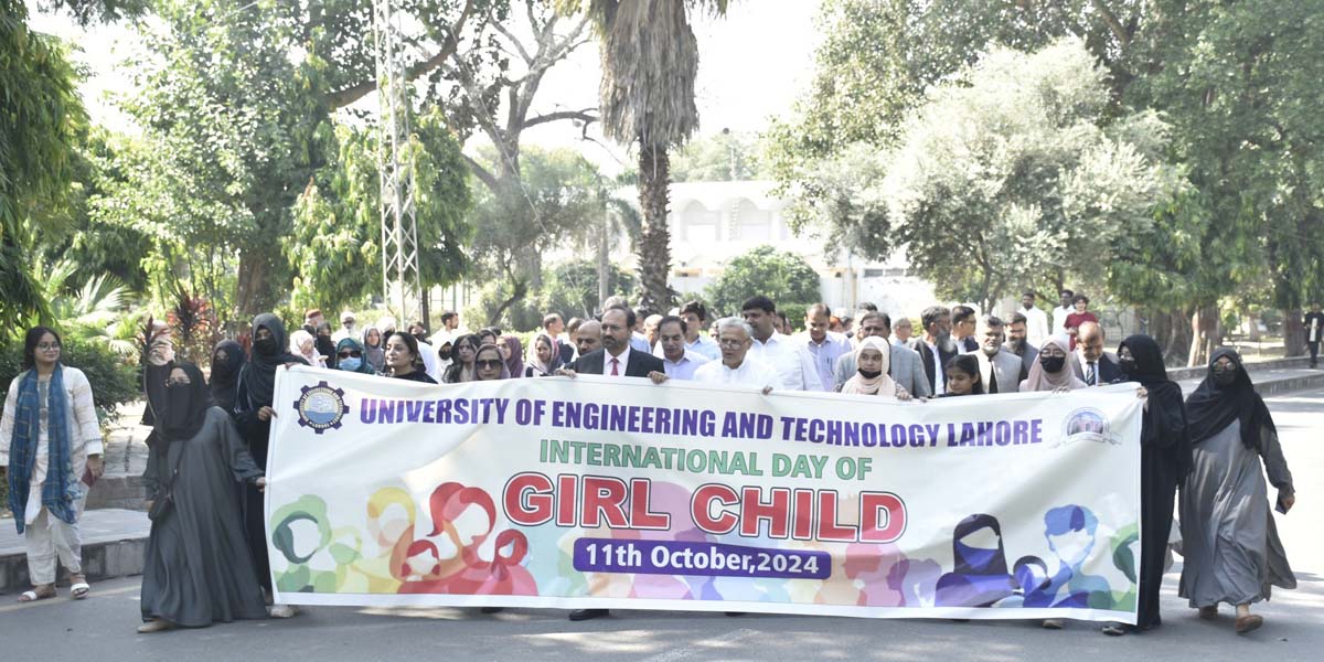 International Day of the Girl Child Observed with Walk at UET