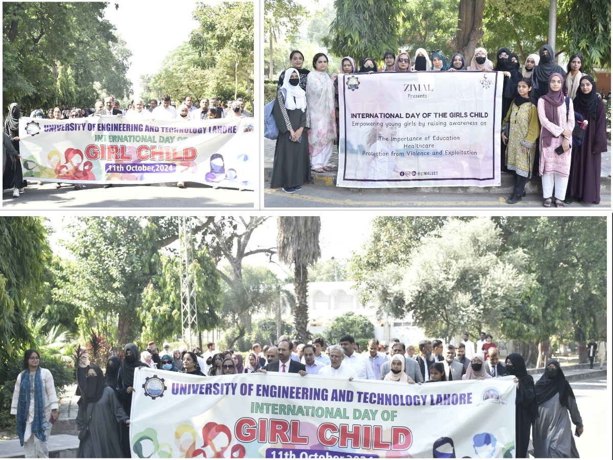 International Day of the Girl Child Observed with Walk at UET