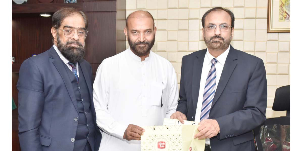 Prof. Dr. Tariq Mehmood, Director Institute of Education and Research Punjab University along with Mr. Lodhi Congrats to Dr. Sahid Munir in honour of his appointment as the Vice Chancellor of UET.