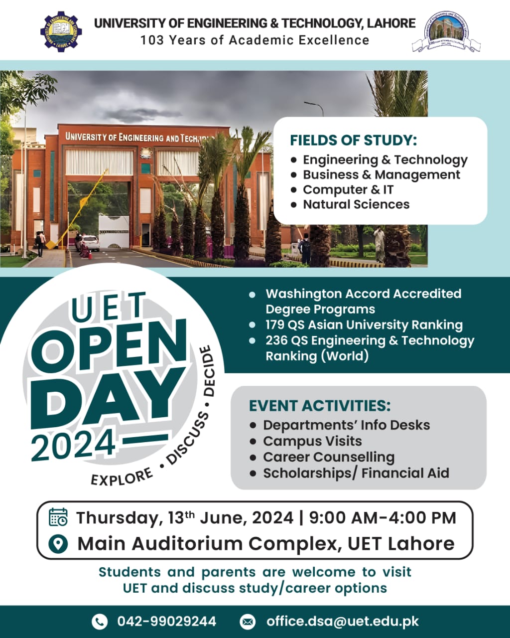 UET Open Day 2024