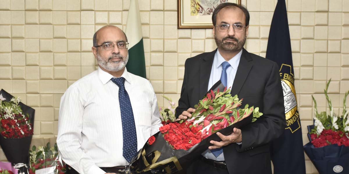 Dr. Khalid Khan, Registrar Rashid Latif Khan University, Congratulates UET Vice Chancellor Prof. Dr. Shahid Munir on His Appointment