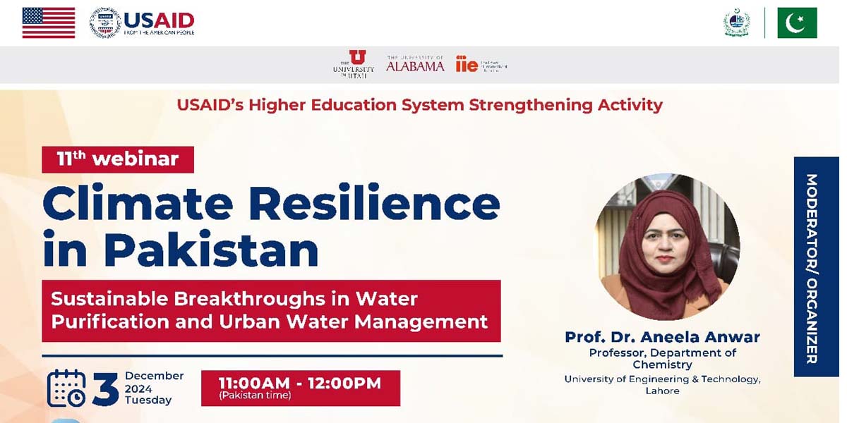 11th Webinar Climate Resilience In Pakistan