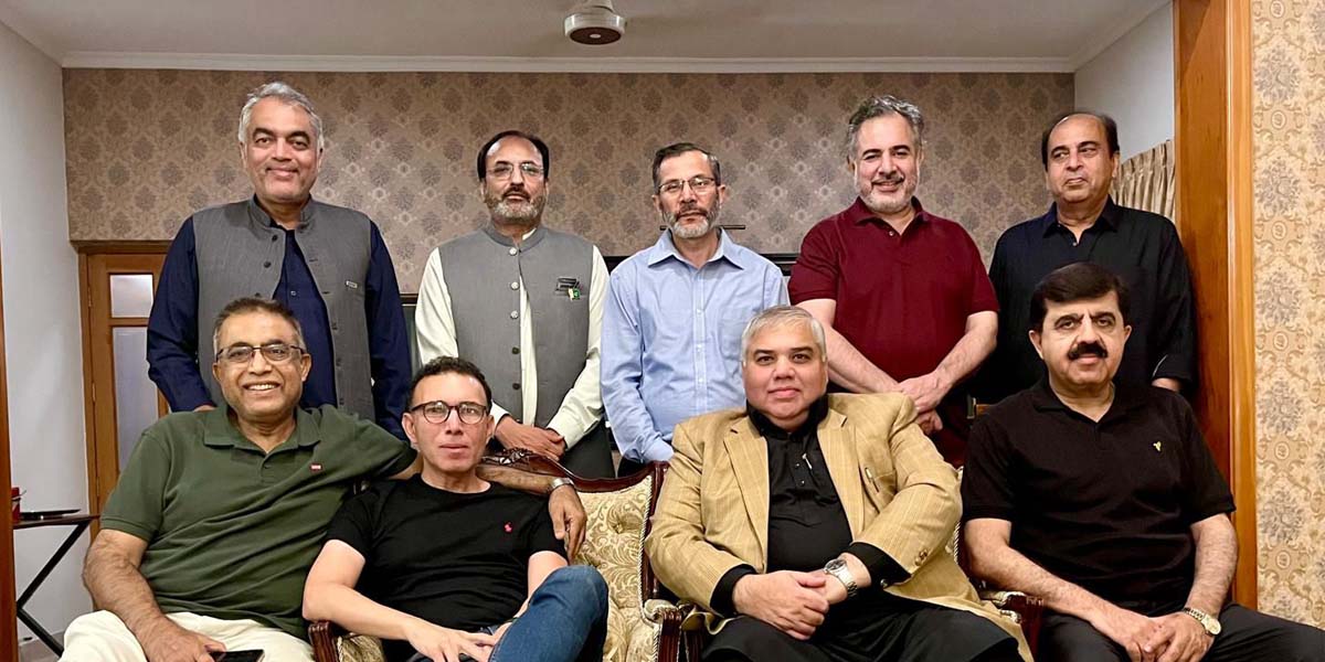 Vice Chancellor UET Prof. Dr. Shahid Munir (TI) Attends Dinner at Kamran's place